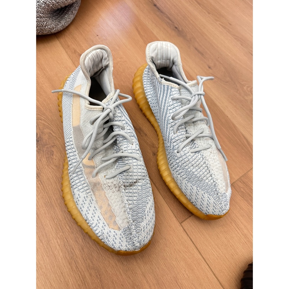 Adidas Yeezy Boost 350 V2 Israfil Blue Grey Tan Mens Sneakers size 12 US